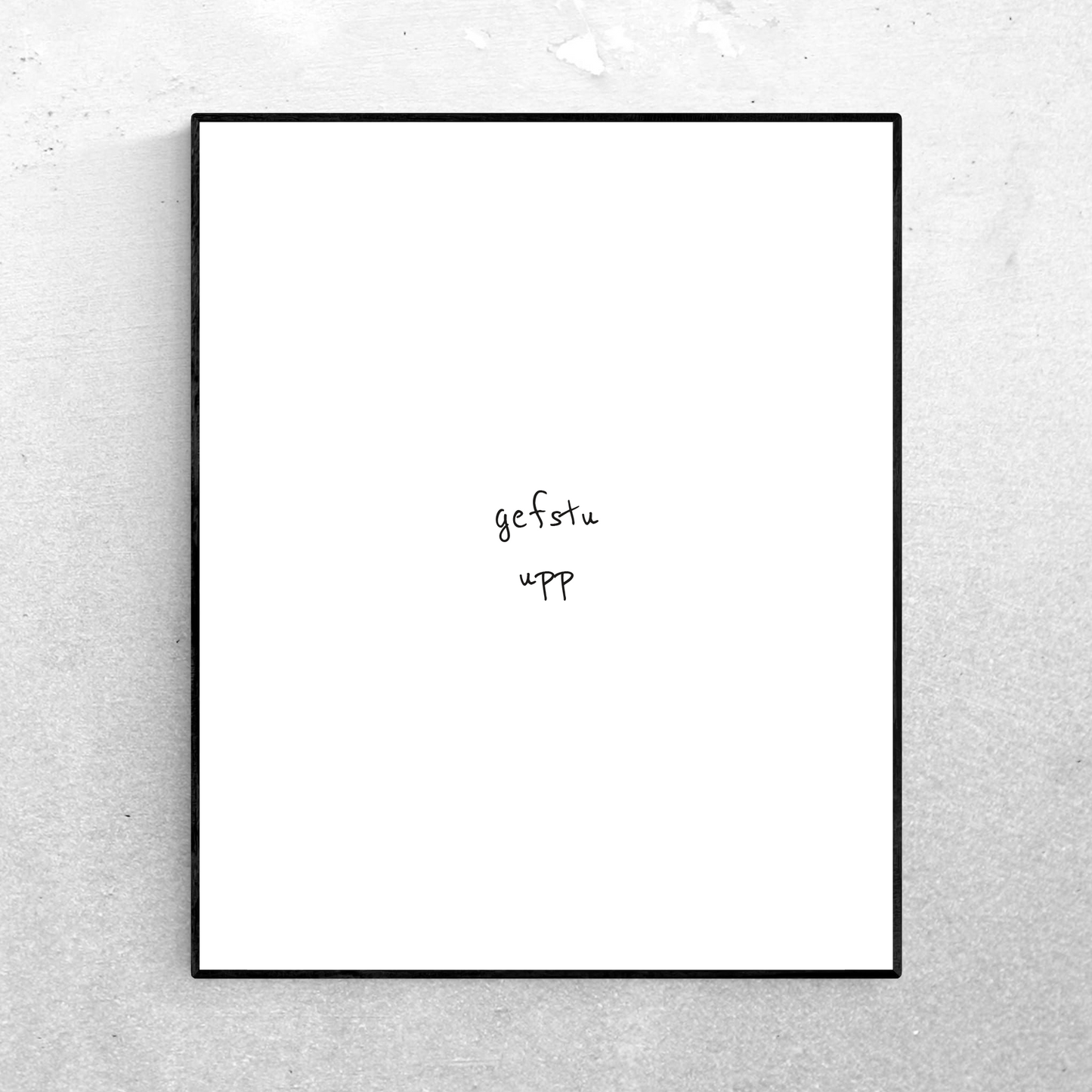 gefstu upp